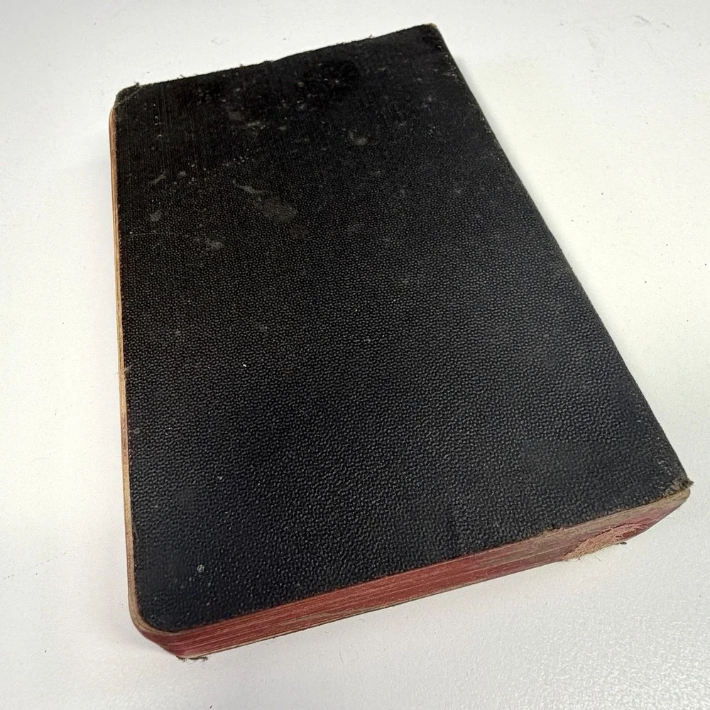 Antique 1903 New Testament Pocket Bible Agate 32mo American Bible Society